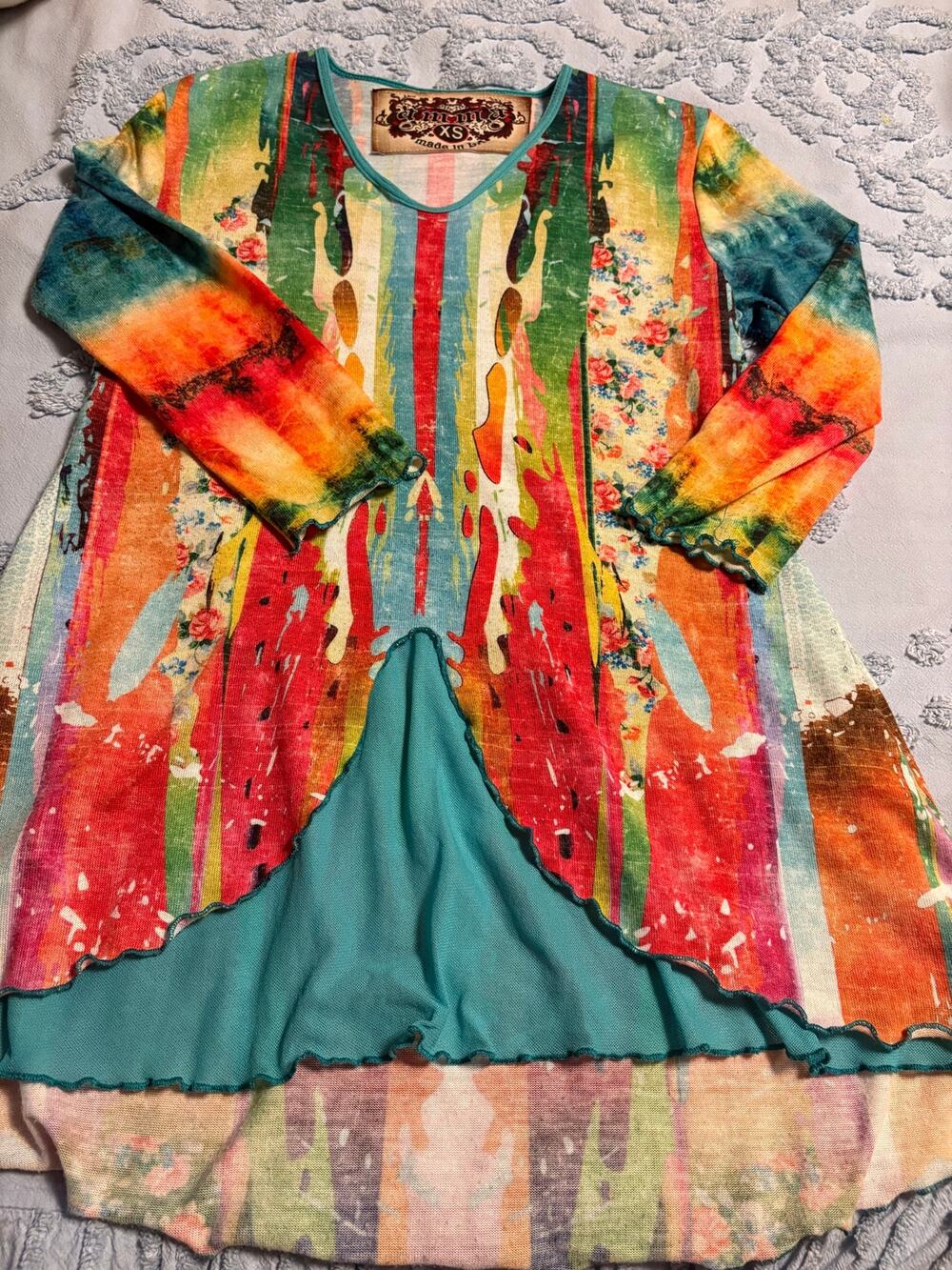 Vocal Multi Colored Top XS